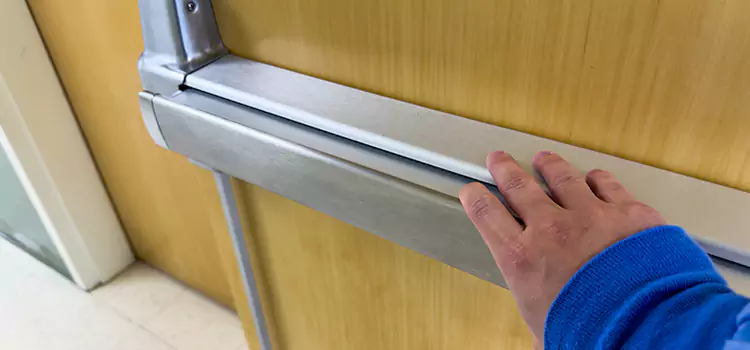 Installing a Push Bar on a Door Agoura Hills
